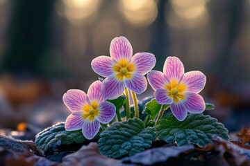 Canvas Print - Primula Malacoides