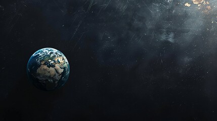 Wall Mural - A planet is in the middle of the sky