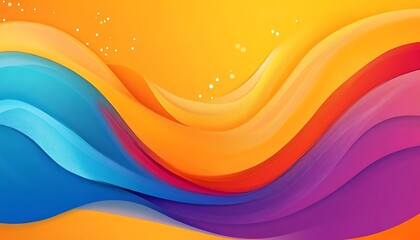 Colorful wave abstract background