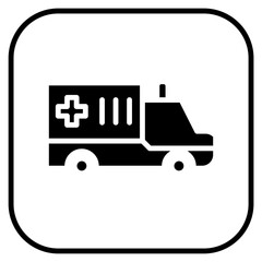 Wall Mural - icon ambulance