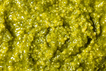 Wall Mural - Organic Green Basil Pesto Sauce