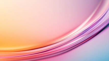 Wall Mural - Vivid gradient sky at sunset with calming orange and pink tones merging into cool purple shades