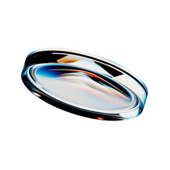 Wall Mural - the lens, cylinder, dispersion glass texture