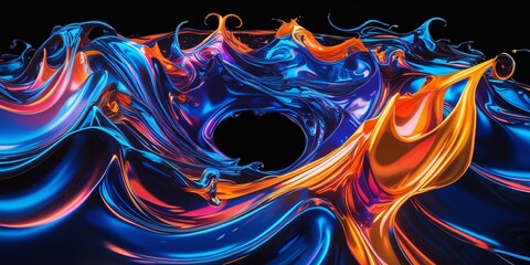  Abstract Liquid Explosion: Colorful Splash Art Background