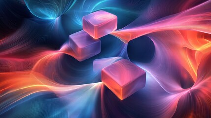 Abstract Representation of AI Algorithms Visualized