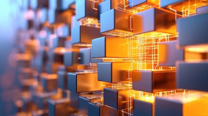 A massive glowing cybersecurity wall constructed of encrypted data streams, floating firewall codes and security algorithms forming an impenetrable digital