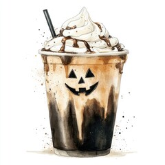 Sticker - Halloween Chocolate Milkshake