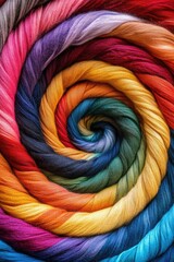 Wall Mural - Colorful Woolen Yarn