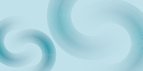 Wall Mural - modern abstract background. glossy white gradient circle lines. minimal geometric pattern. simple gr