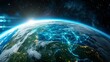 © terat - Global Network, Earth Connection, Digital World - Global Connectivity