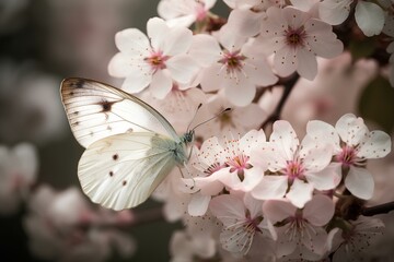 Wall Mural - pink cherry blossom