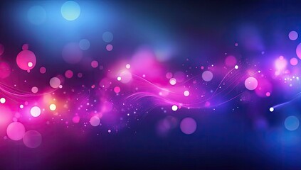 Wall Mural - Abstract vibrant glowing bokeh background