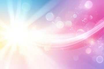 Wall Mural - Bright and Colorful Abstract Background with Light and Bokeh Effects