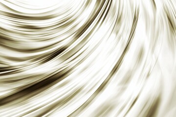 Wall Mural - elegant abstract swirling lines in soft gold and cream tones