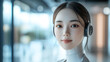 © seira_hibino - 人間の女性に似せて造られた精巧なアンドロイドロボット。科学技術が発達した近未来のイメージ。