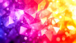 © Ali - Colorful abstract crystals with a dynamic bokeh effect, creating a vibrant and visually striking composition, perfect for stock imagery