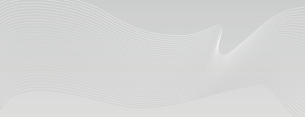 Wall Mural - abstract gray background with wavy lines. the background features a smooth, flowing texture with gra