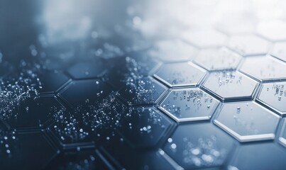 abstract hexagonal technology background, futuristic design, digital surface, data concept, for tech