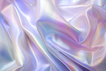 Wall Mural - transparent muted white and grey fabric texture backgrounds rainbow silk.