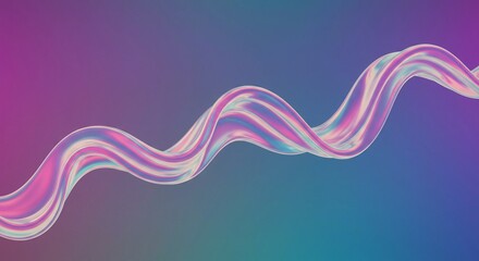 Wall Mural - the vibrant colors and smooth, flowing form of this 3d spiral against a gradient background make it 
