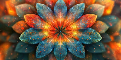 Wall Mural - an abstract image featuring abstract digital art that emphasizes creative and non-representational d