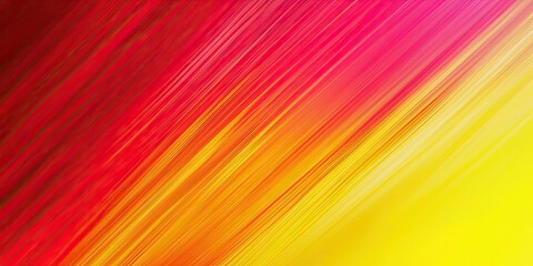 Poster - A close-up of a vibrant gradient background transitioning from deep red to bright yellow, creating a bold and energetic design.