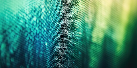 Aufkleber - a gradient overlay blending from blue to green, applied over a subtle pattern, creating a layered and intricate background.