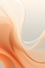 Wall Mural - abstract smooth curved lines poster background