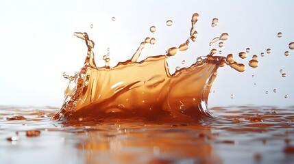 Leinwandbilder - Vibrant and Energetic Splash Dynamics of Colorful Liquid Motion Capturing the Refreshing Flow and Drippings of Fluid Waves and Droplets in an Abstract and Dynamic Background