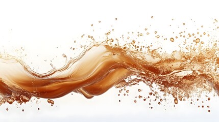 Leinwandbilder - Vibrant Fluid Motion   Captivating Digital Splash Art with Energetic Liquid Flow and Wet Abstract Patterns  This dynamic and colorful image showcases a mesmerizing display of splashing liquid