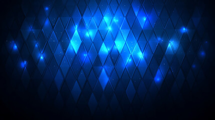Wall Mural - abstract deep blue diamond shapes futuristic background modern patterned illustration design image