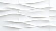 © BirD - Abstract white 3D wave pattern design creating a modern and stylish background texture.