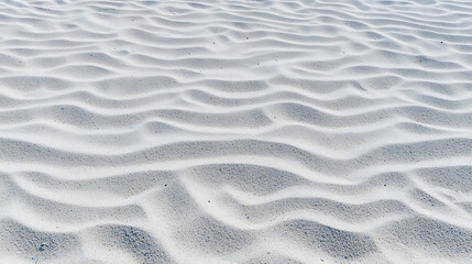 Canvas Print - Rolling Waves of White Sand Under a Sunlit Sky in a Serene Coastal Landscape on a Sunny Day