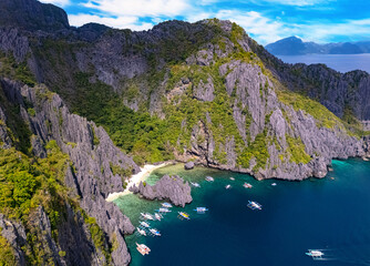 Wall Mural - Secret Lagoon at Miniloc Island, Palawan, Philippines