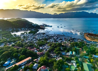 Wall Mural - Coron in the province of Palawan, Philippines