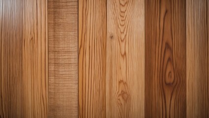 Aufkleber - Wooden wall texture with varying shades and grains of natural wood, close-up view, ideal for backgrounds and designs, Copy Space
