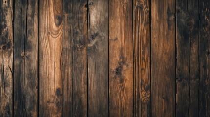 Aufkleber - Wooden Plank Texture Background with Varied Shades of Brown and Black for Use as Rustic Decor or Graphic Design Copy Space