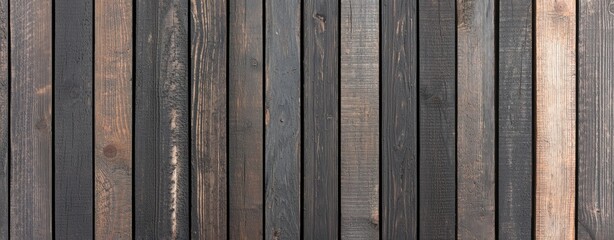 Poster - Dark Rustic Wooden Planks Background for Textures, Decorations, and Natural Aesthetic Designs