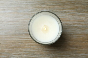 Wall Mural - Beautiful candle on the table