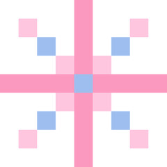 Wall Mural - pixel star sparkle cute retro 8 bit sparkle set. shiny pink game pixel art effect set. firework burs