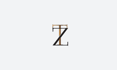 Wall Mural - TZ, ZT, Z, T Abstract Letters Logo Monogram	