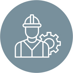 Wall Mural - Engineer Gear Icon