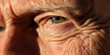 © Lila Patel - Close-up Photograph of an Elderly Person's Eye and Facial Wrinkles