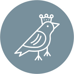 Wall Mural - Royal Dove Icon