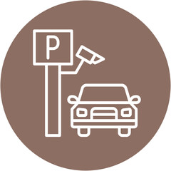 Poster - Parking Camera Icon