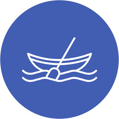 Poster - Canoeing Icon