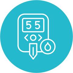 Sticker - Diabetes Monitoring Icon