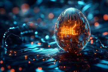 cyber egg: a digital easter surprise