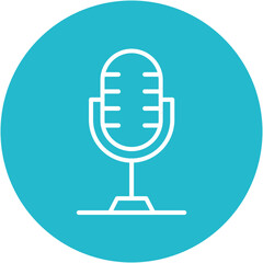 Sticker - Microphone Icon