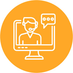 Sticker - Virtual Assistant Icon